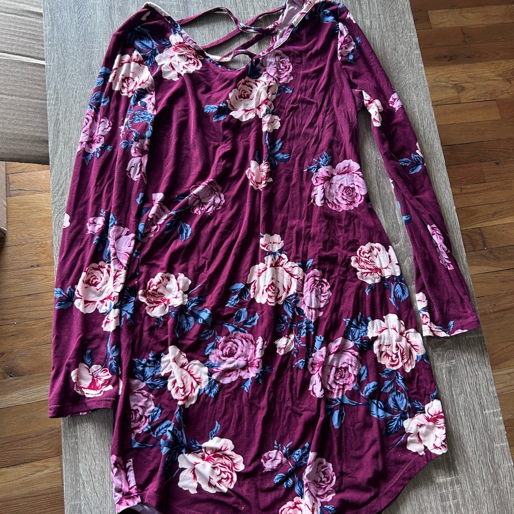 Floral Long Sleeve Dress